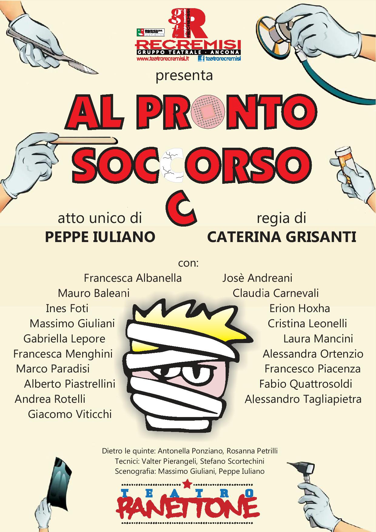 Al Pronto Soccorso – 8 e 9 AGOSTO 2016