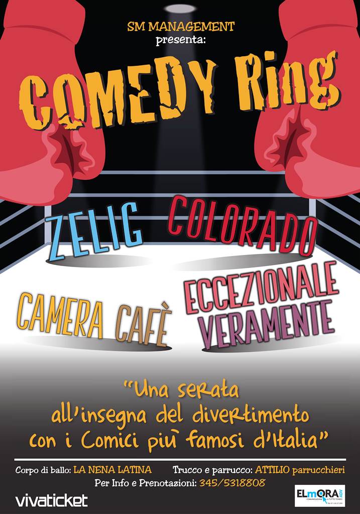 COMEDY RING – EVENTO ANNULLATO