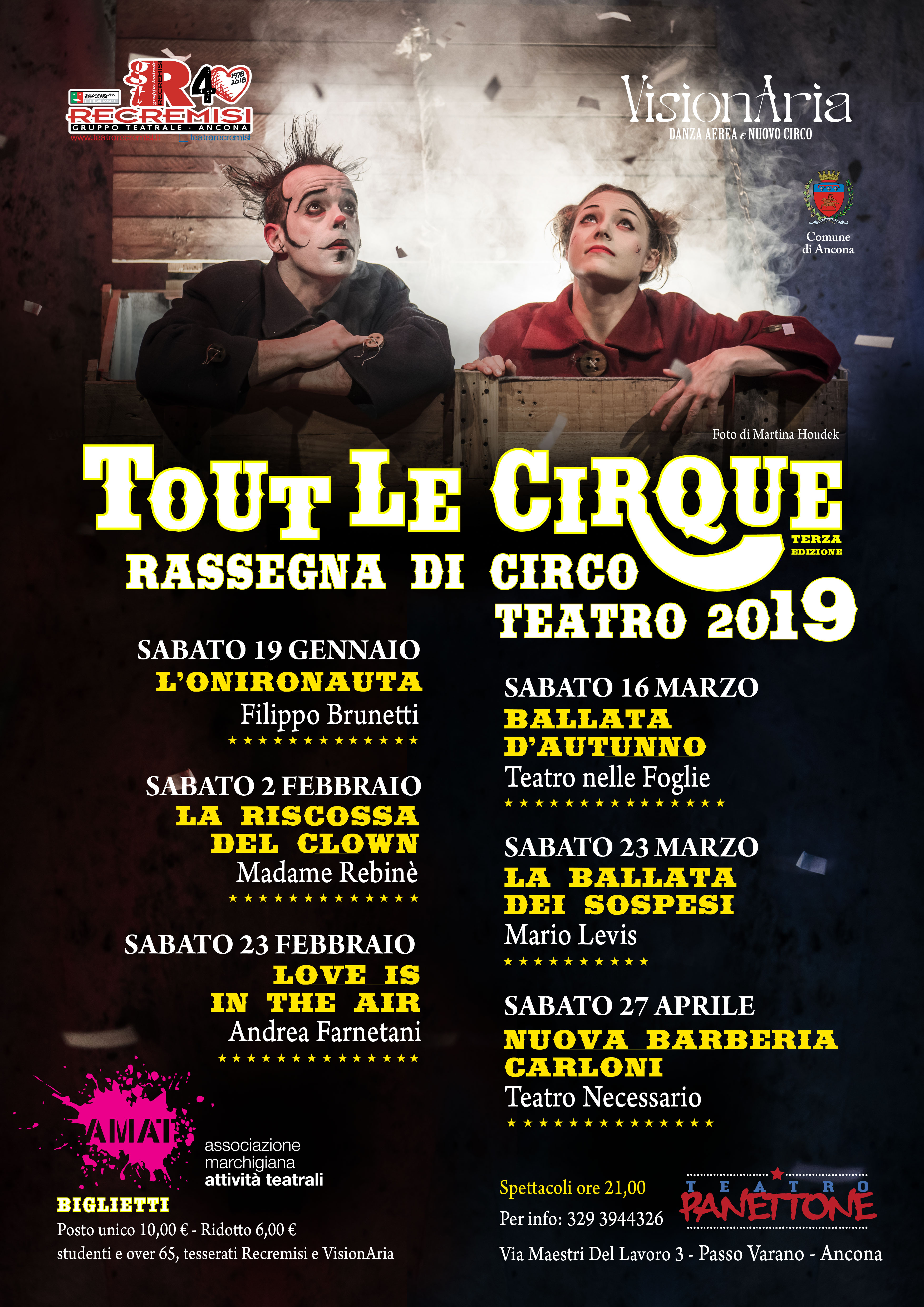 Tout Le CirQue 2019 - Rassegna di Circo Teatro