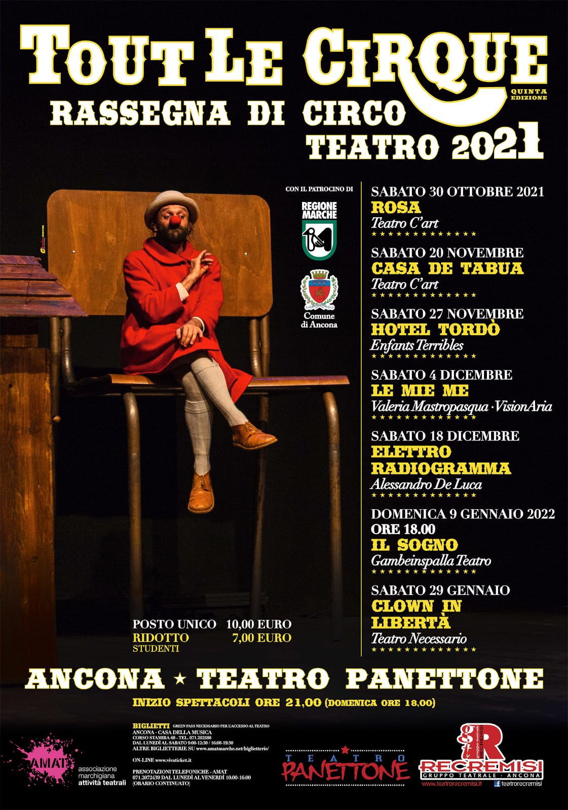 Tout Le CirQue 2021 – Rassegna di Circo Teatro